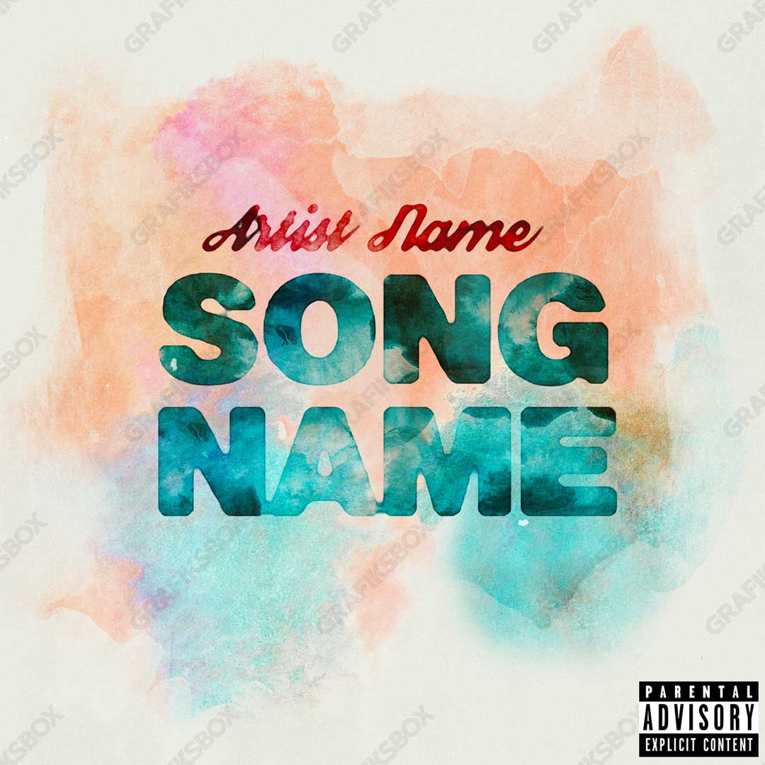 watercolor premade cover art