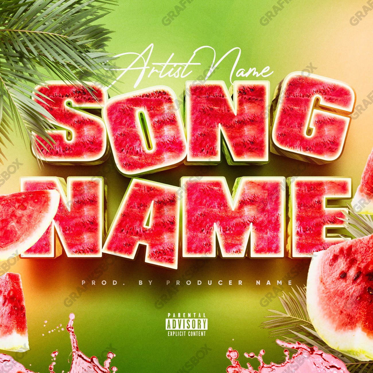 Watermelon premade cover art