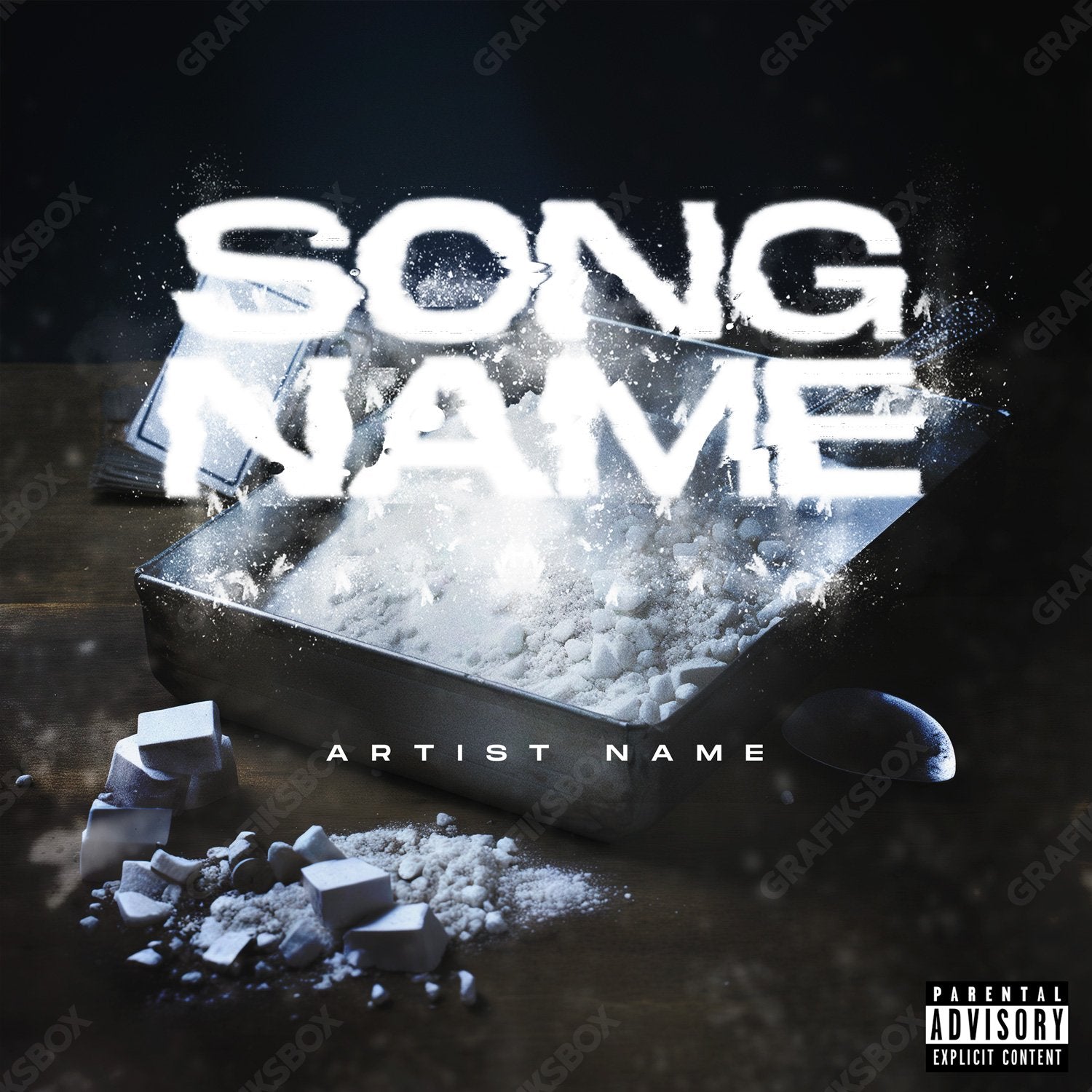 White Drug premade cover art