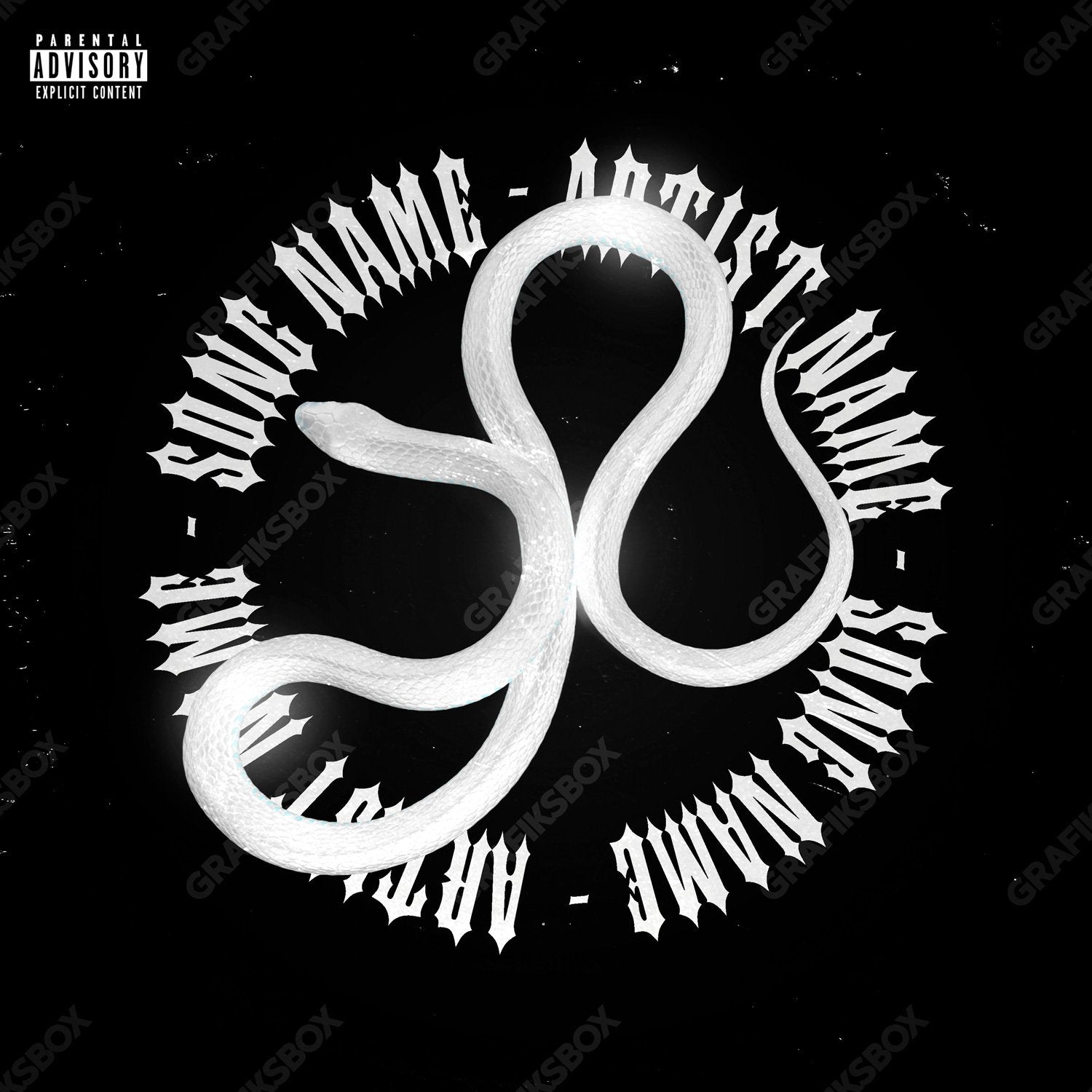 White Snake premade cover art