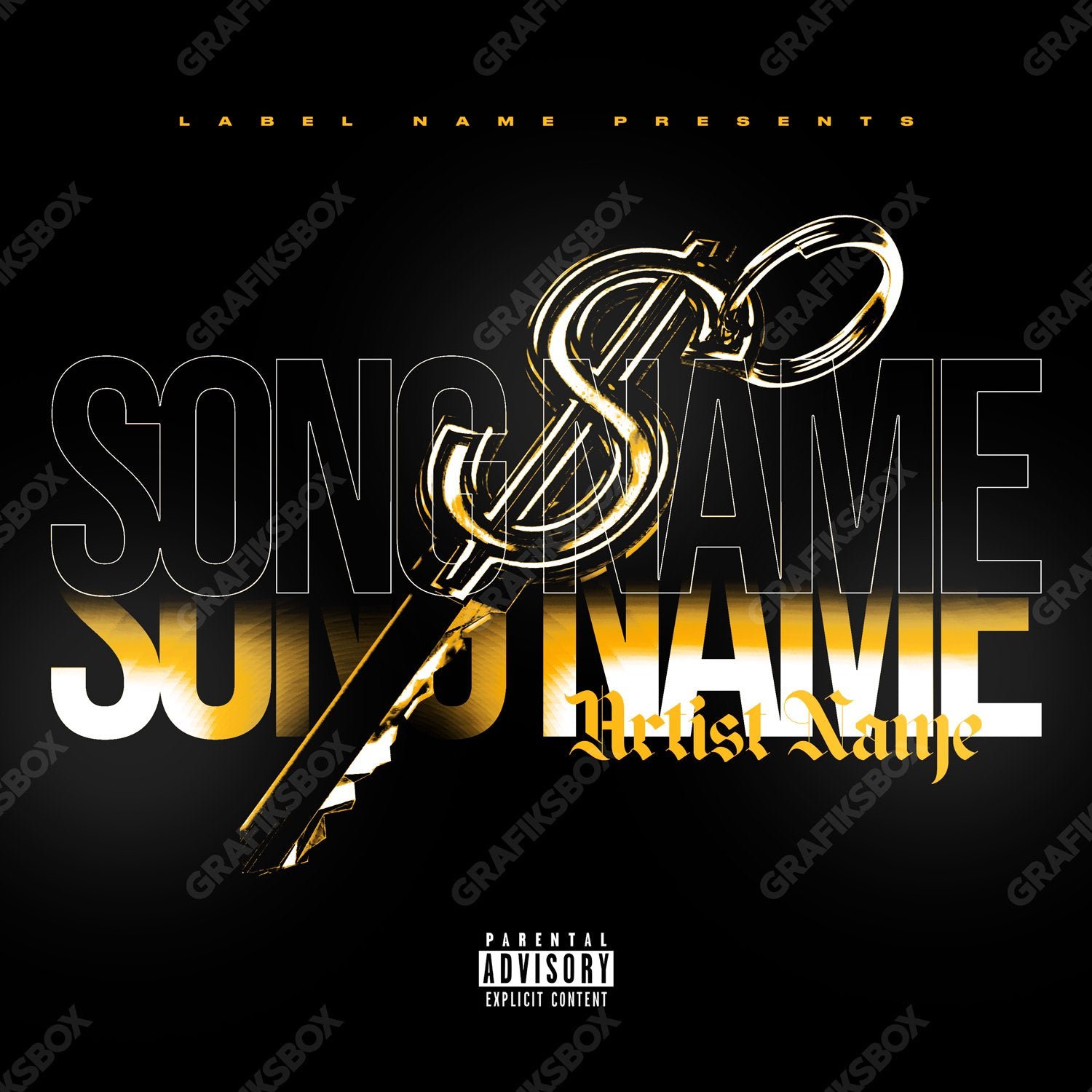 Yellow Key premade cover art