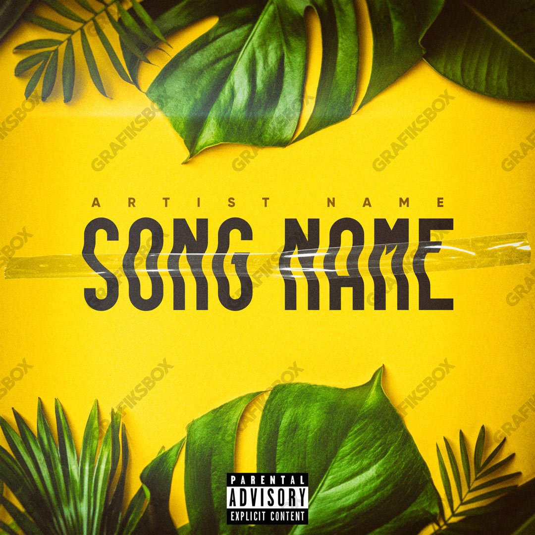 Yellow premade cover art