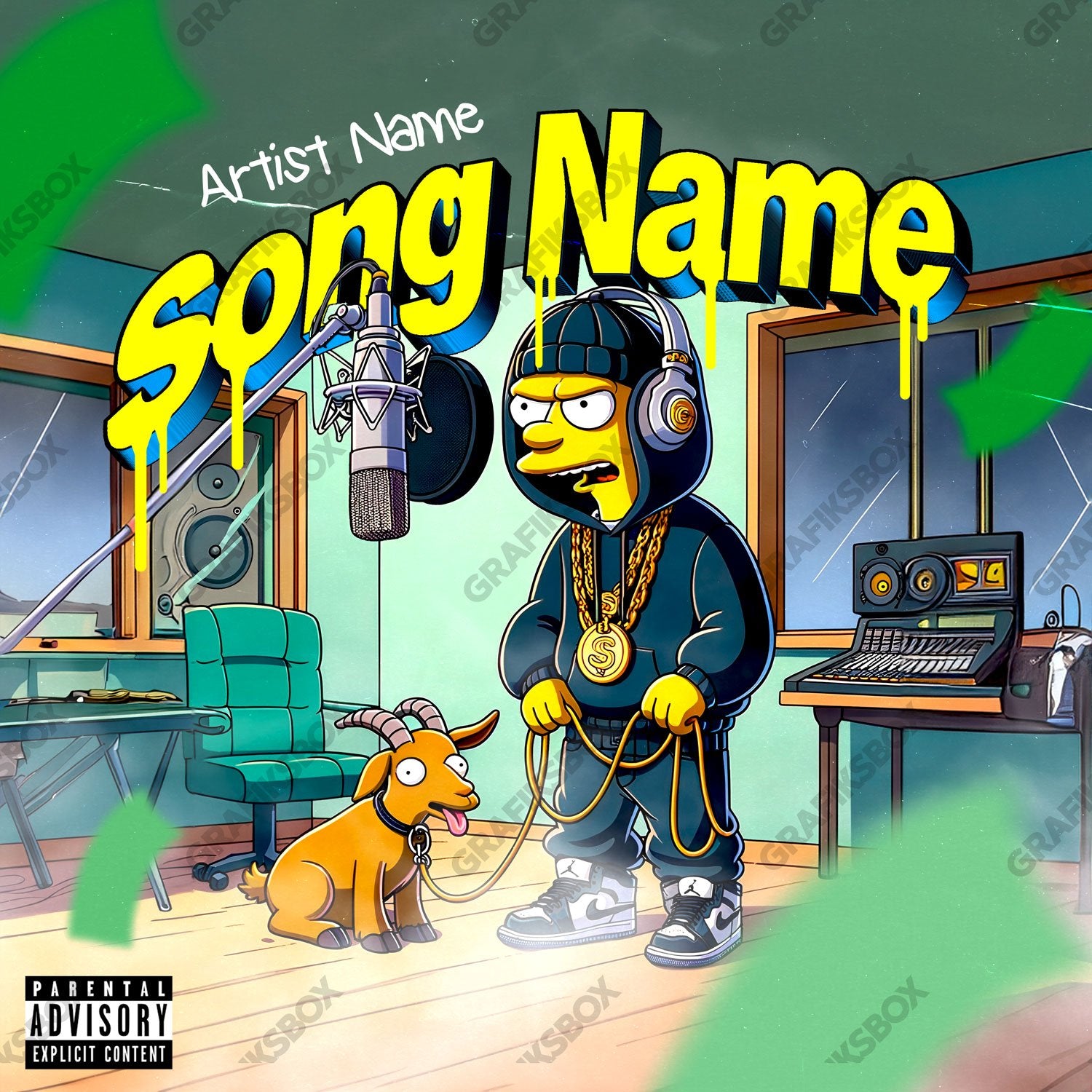 Young Goat premade cover art