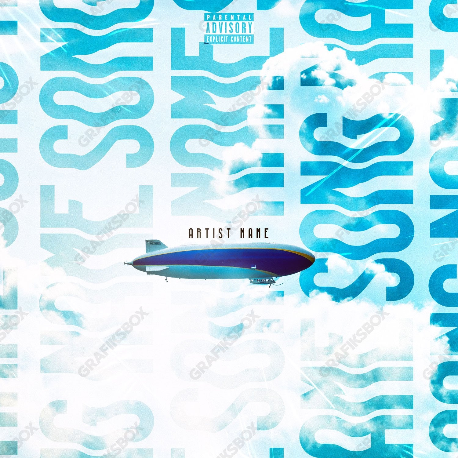 Zeppelin premade cover art