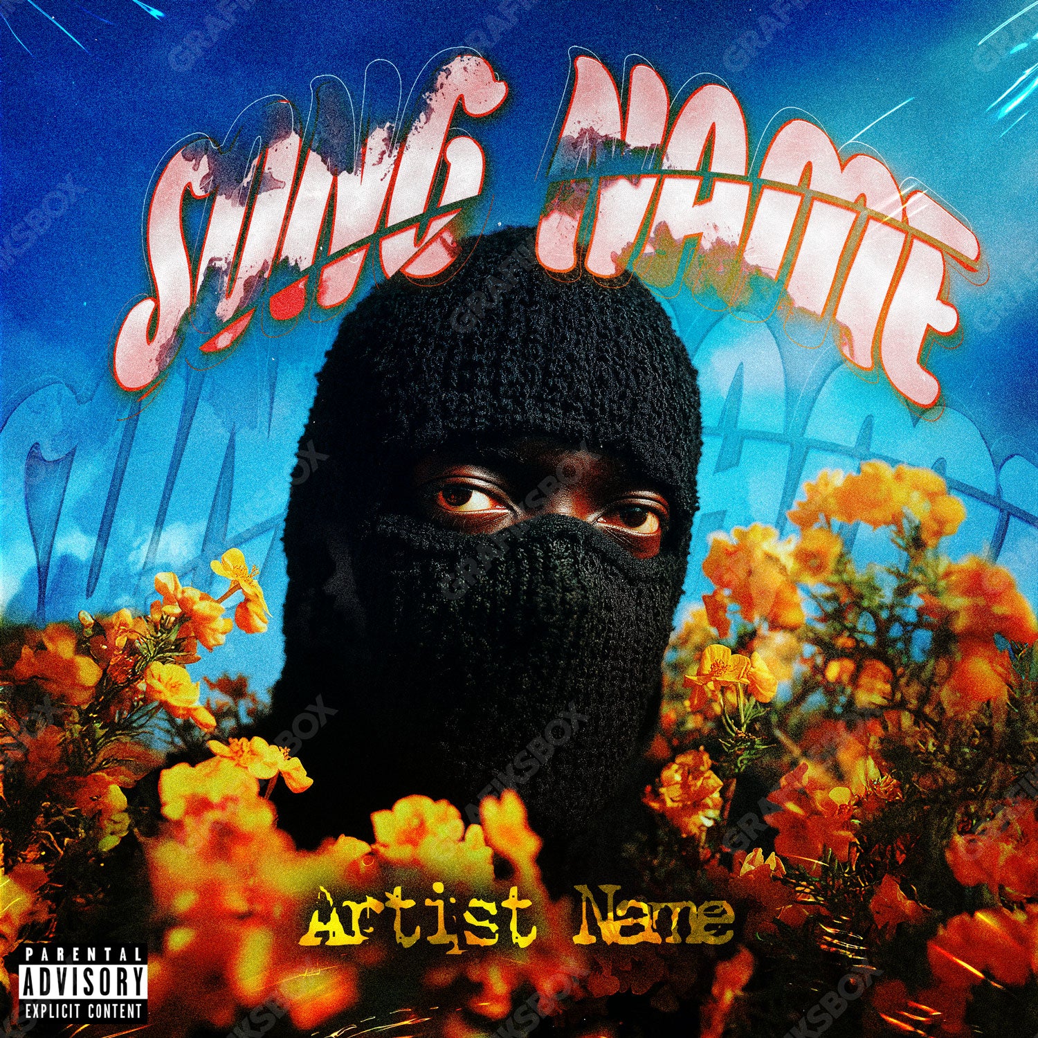 Balaclava and Flowers