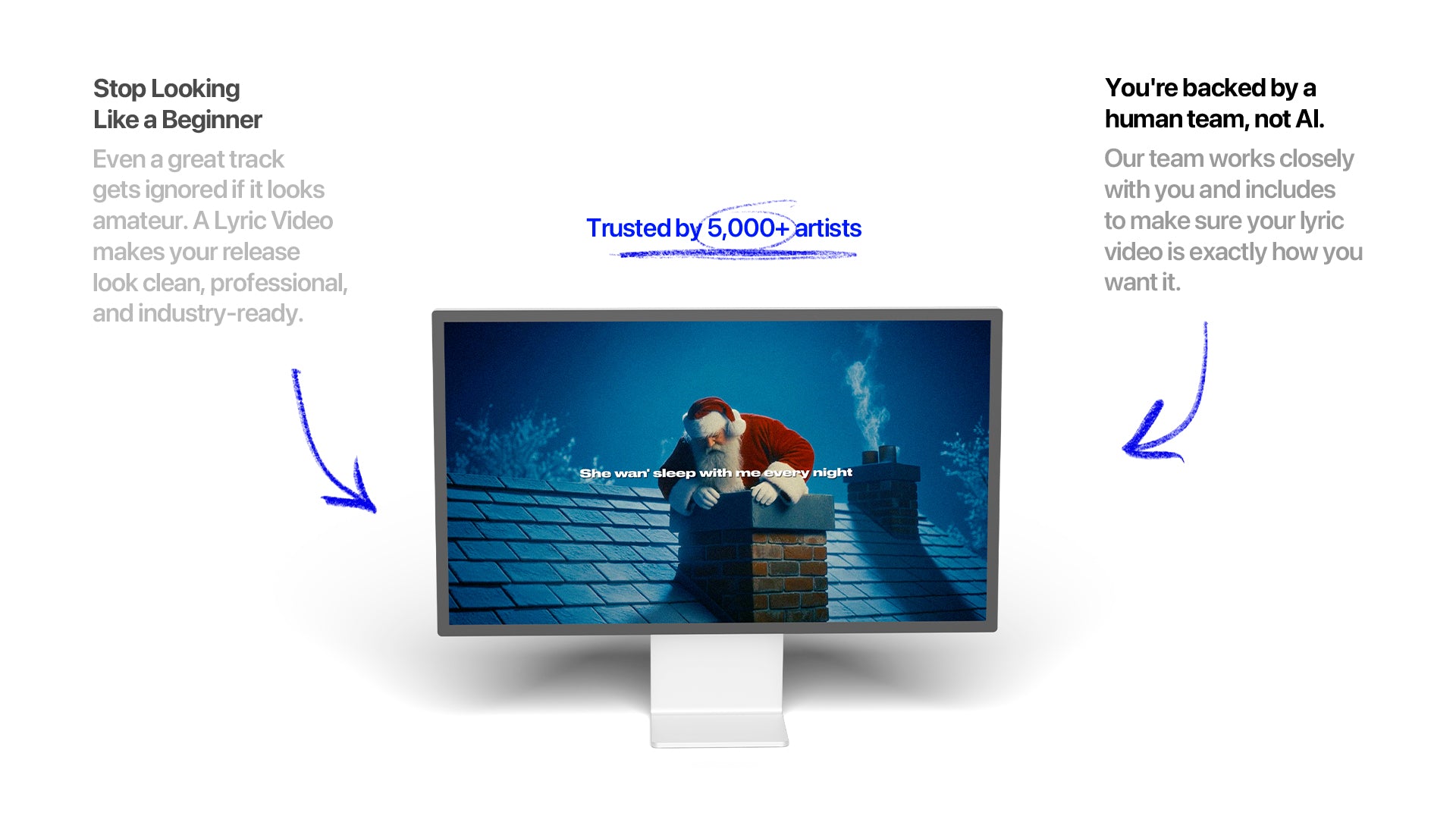 Santa In The H (Lyric Video)