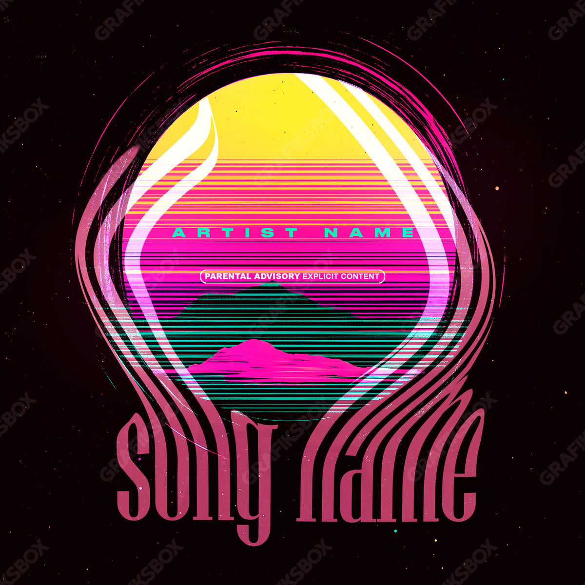 Retro Mountain