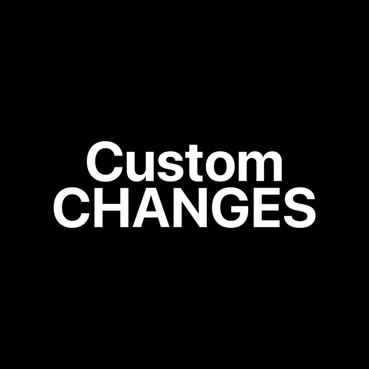 Addon Custom Changes — addon