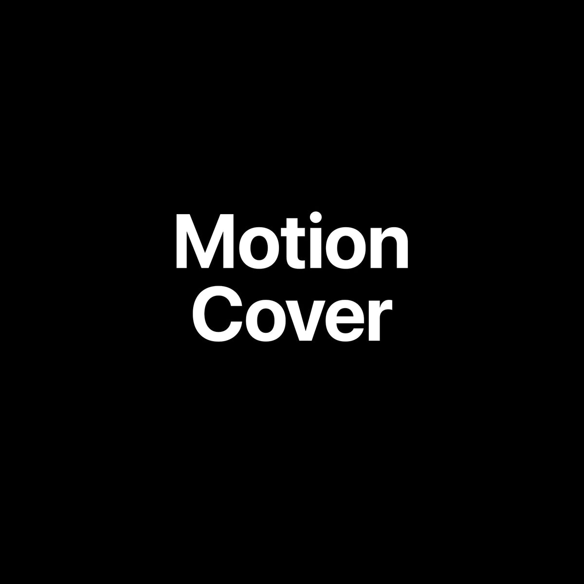 Motion Cover - CPack