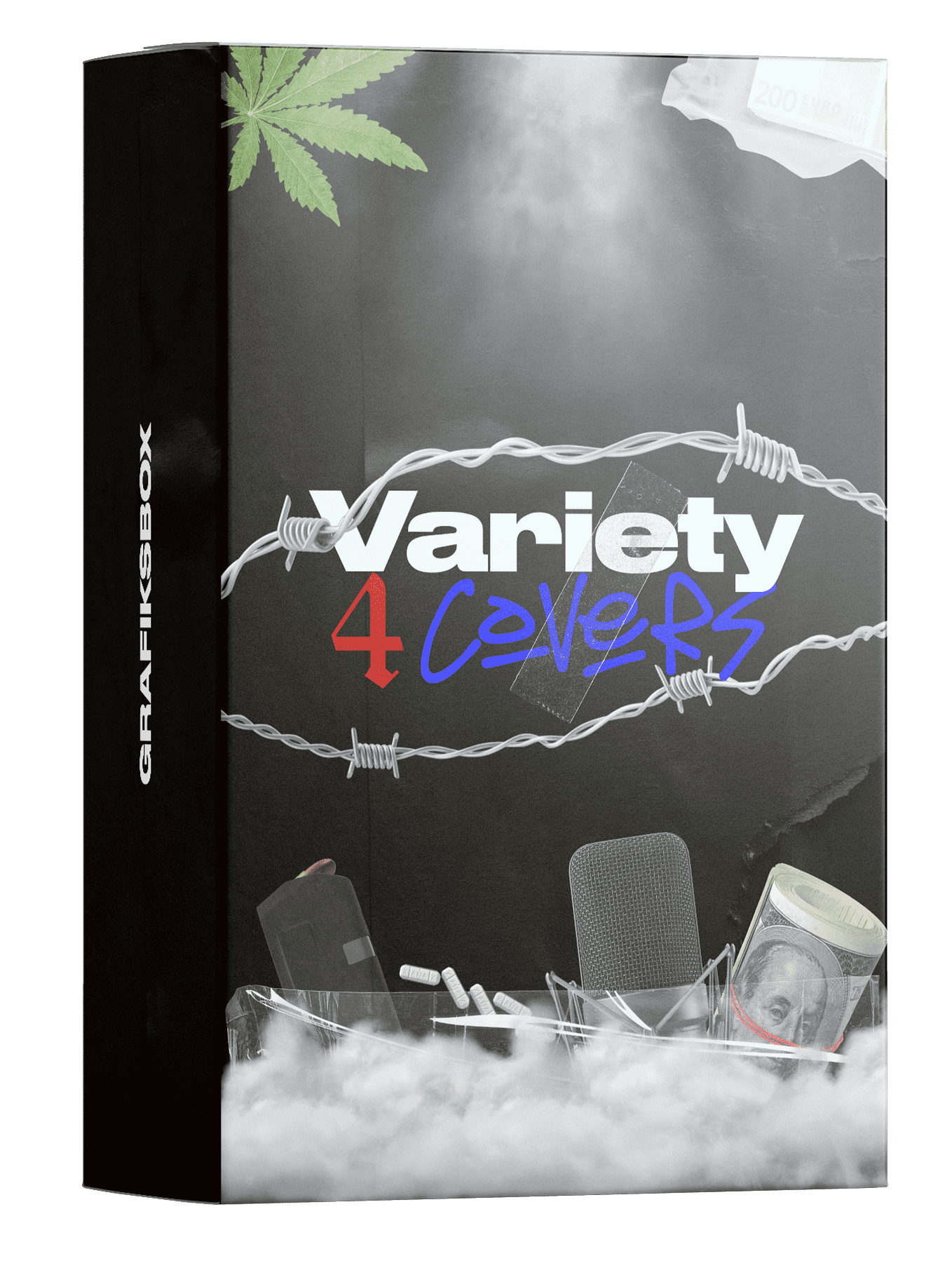 Variety 4 Covers | GFX Resources Cover Art - Grafiksbox Premade Covers