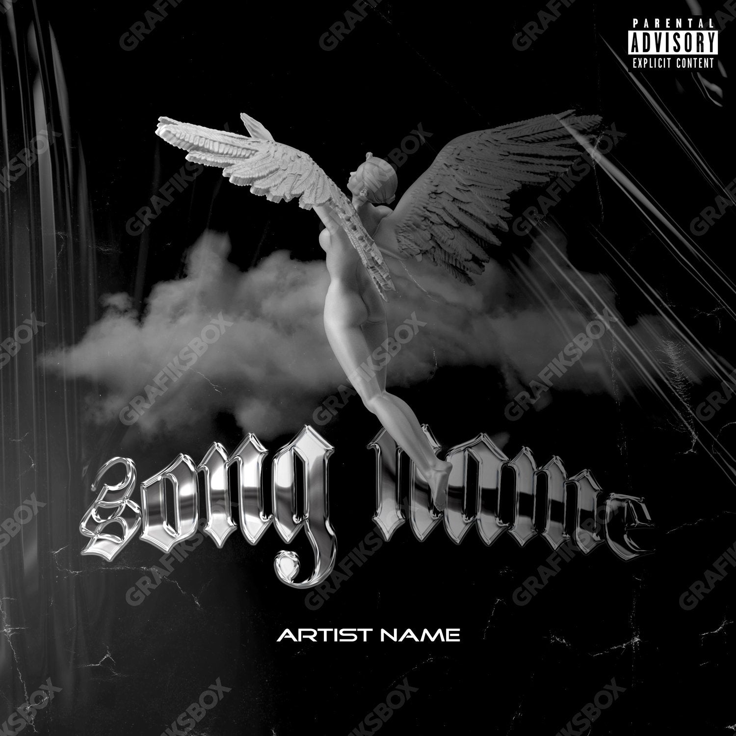Angel Wings premade cover art