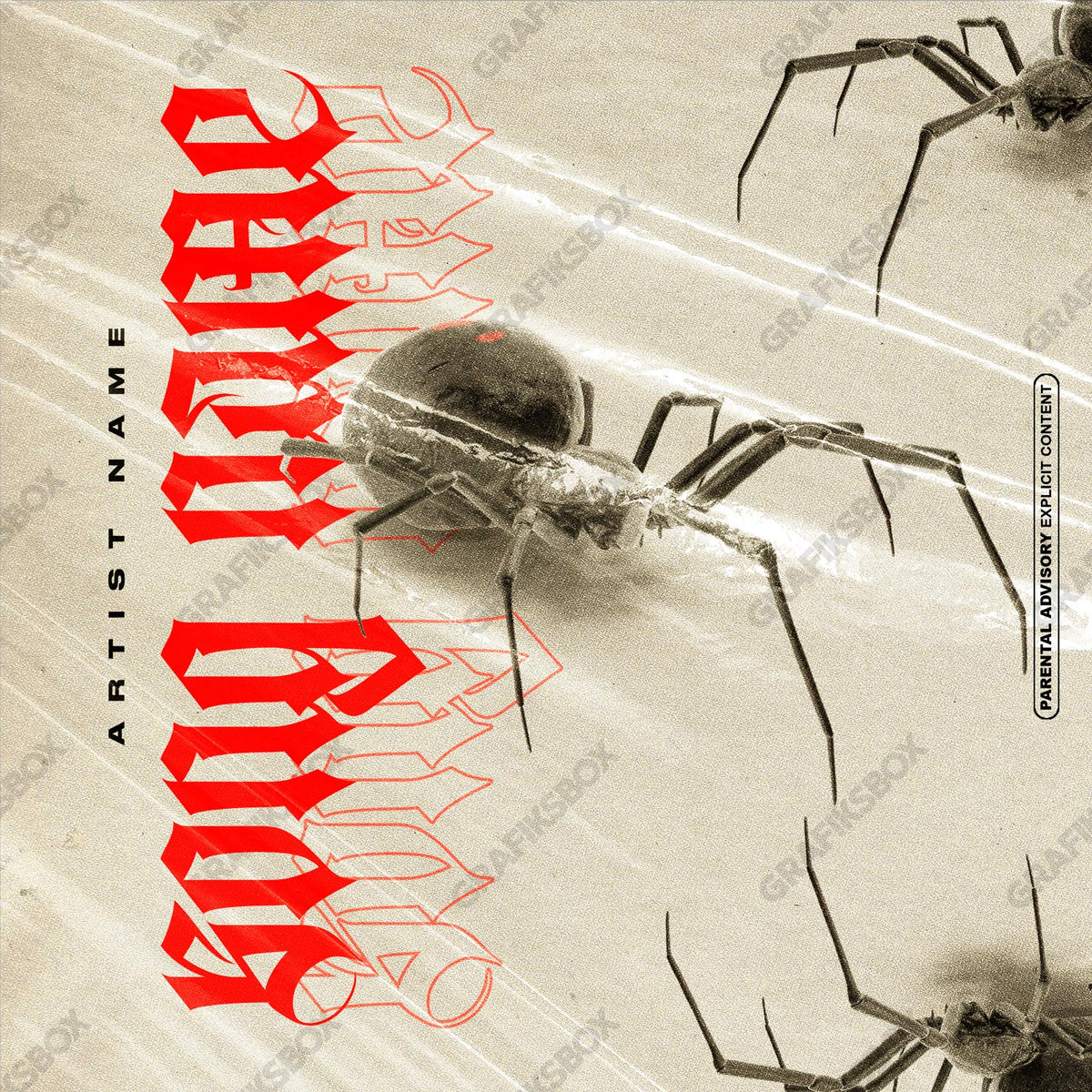 Aracnido premade cover art