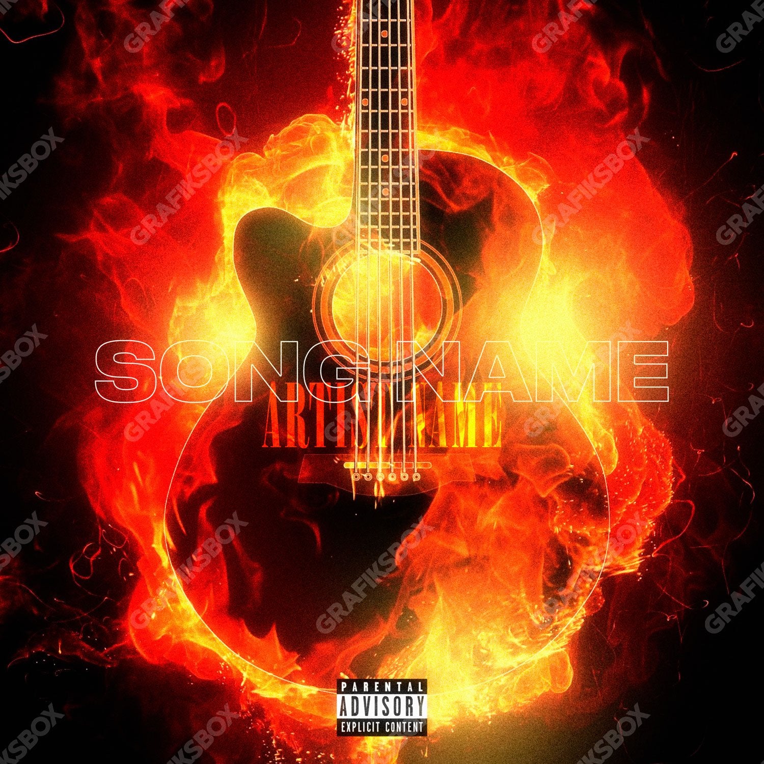 Acoustic premade cover art