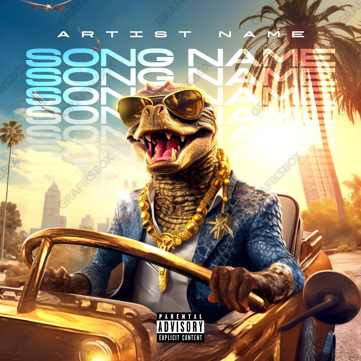 Alligator premade cover art
