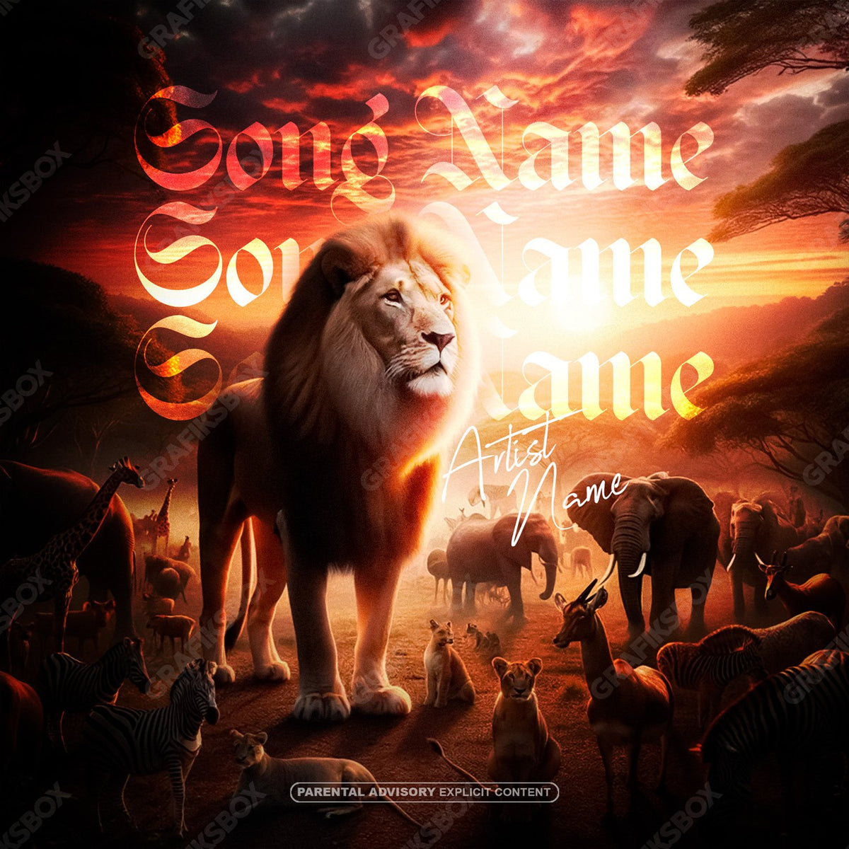 Animals premade cover art