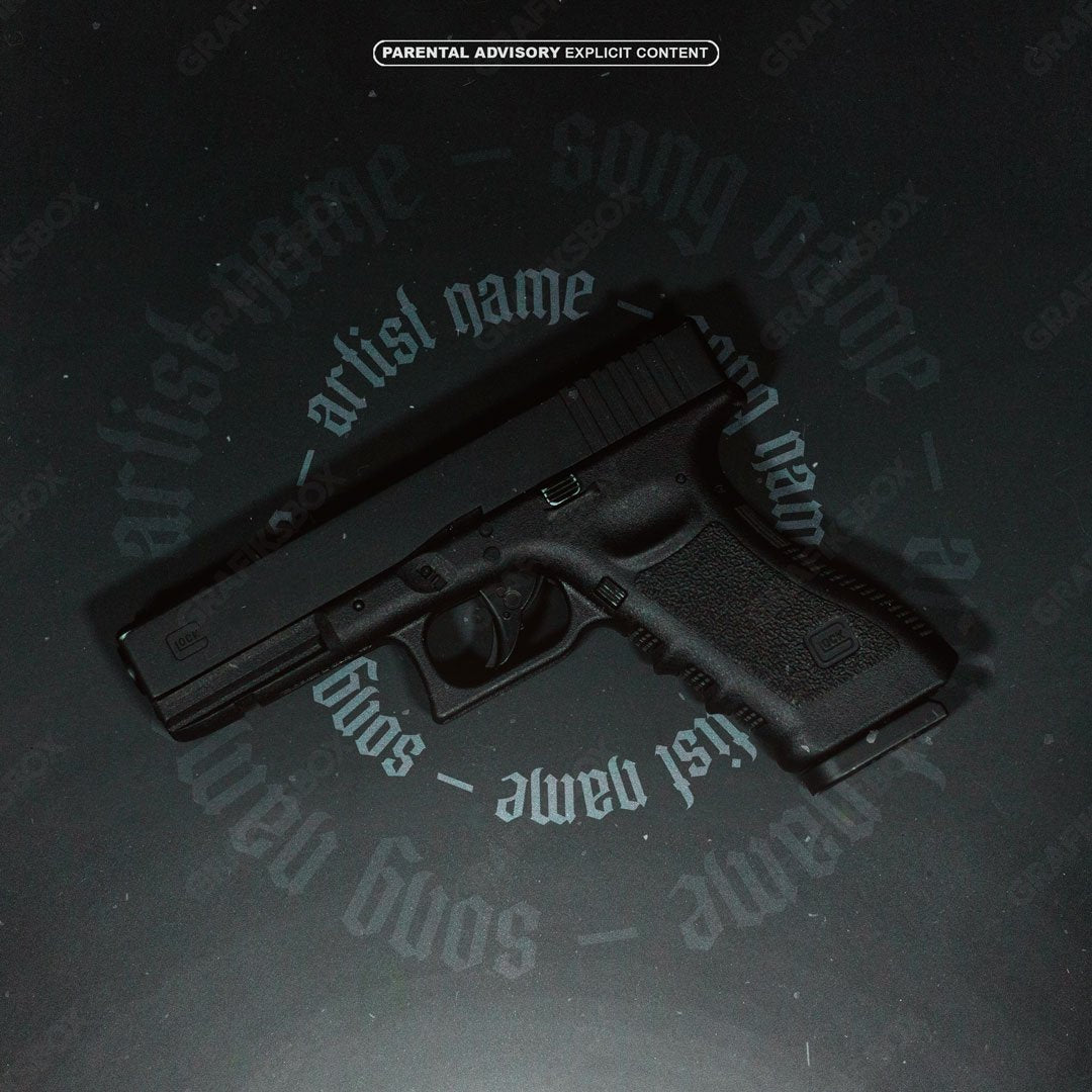 black glock premade cover art