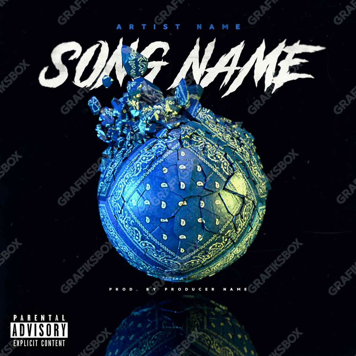 BANDANA BALL (BLUE)