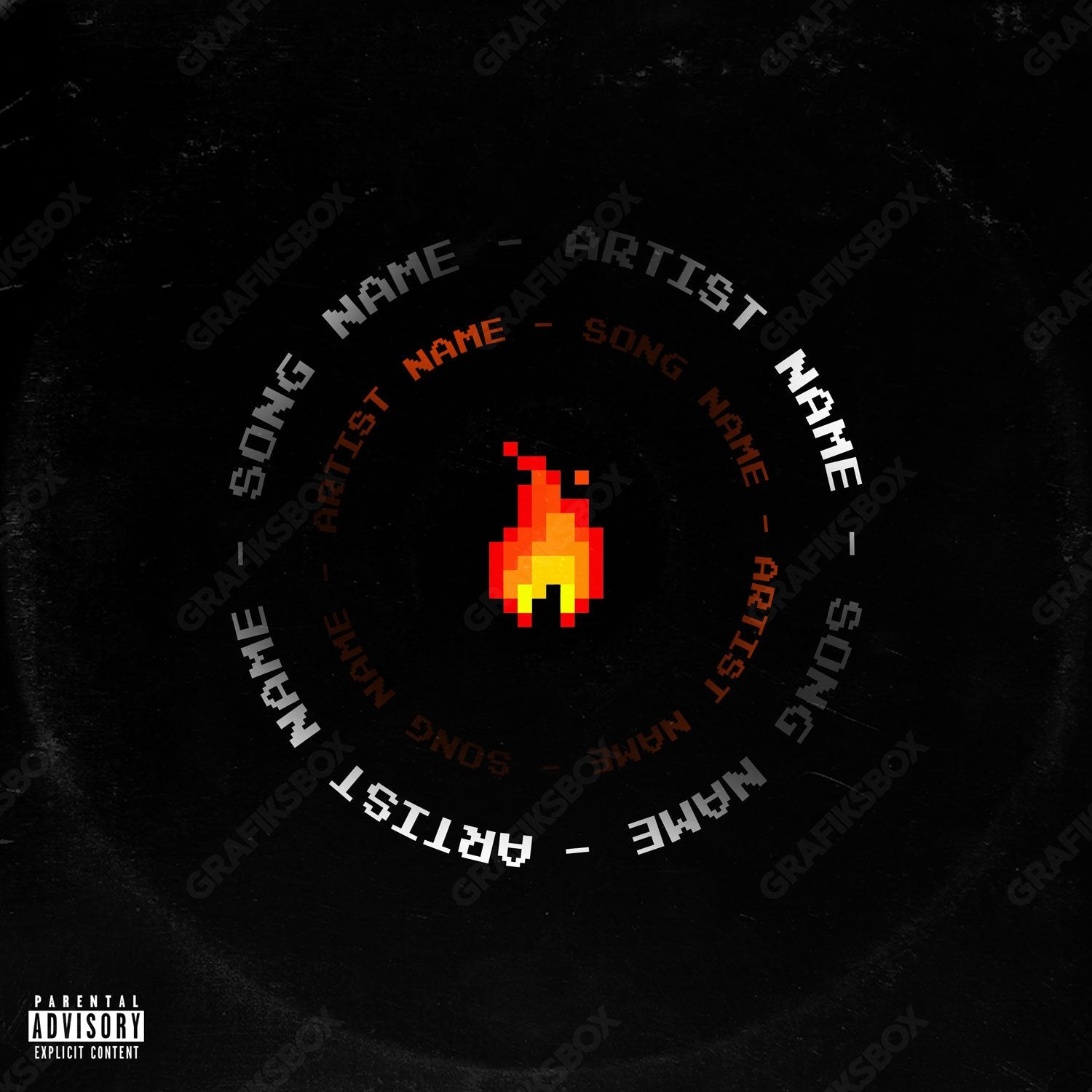 Bit Flame premade cover art