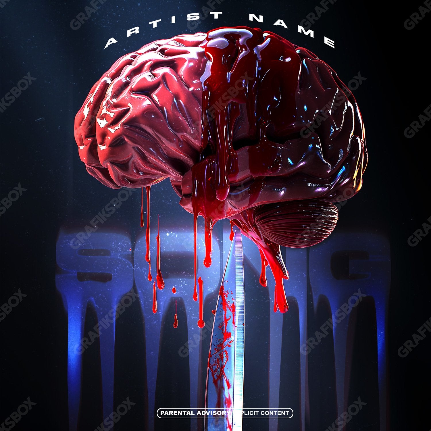 Blood Brain premade cover art