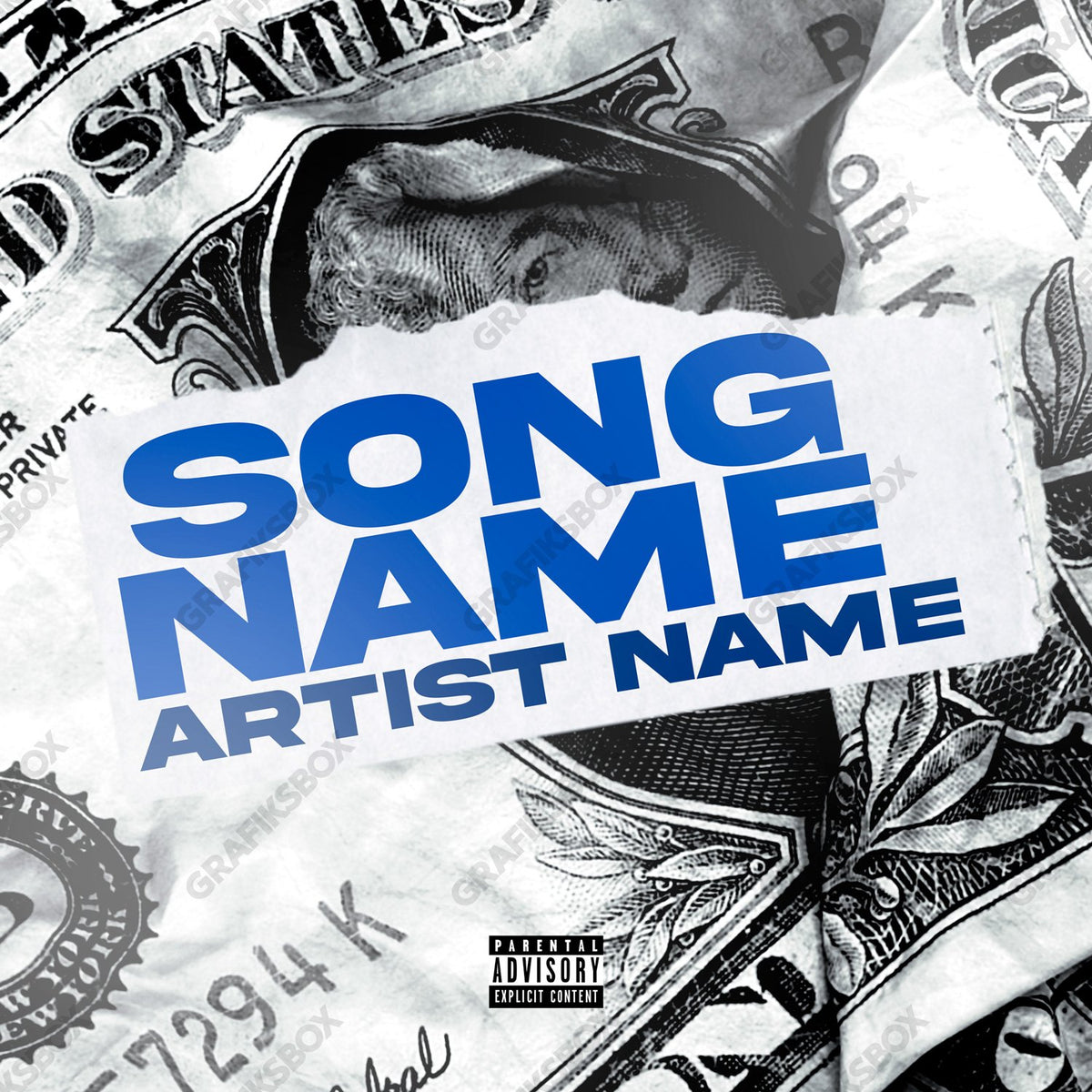 Blu Dolla premade cover art