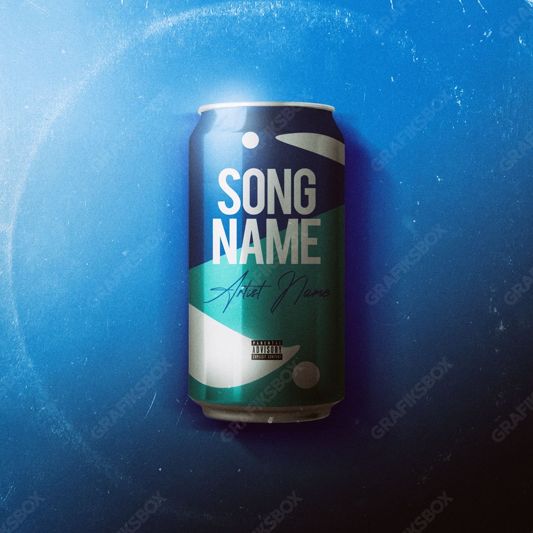 Blue Can premade cover art