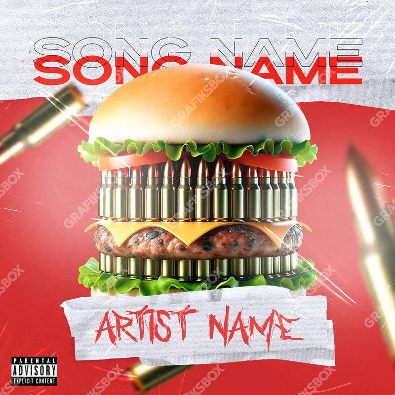 Burger Bullet premade cover art