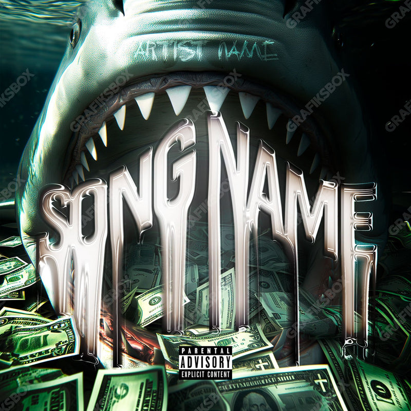 Cashark premade cover art