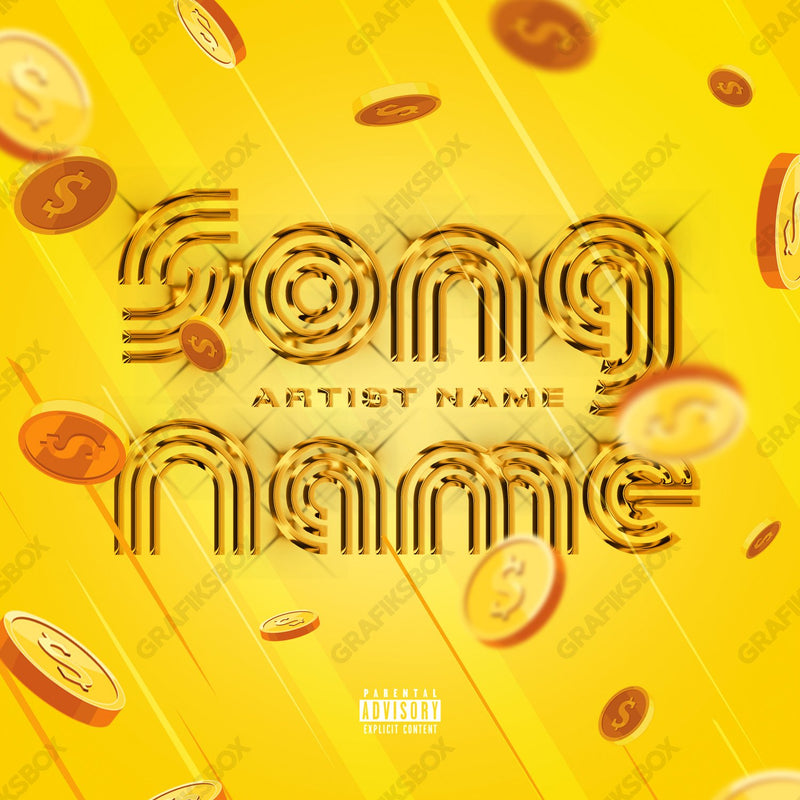 Coins premade cover art