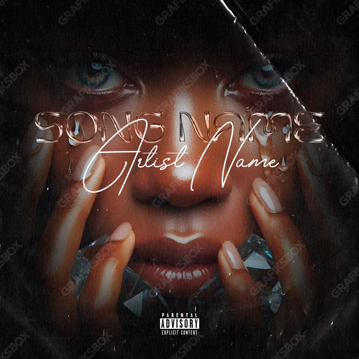 Crying premade cover art