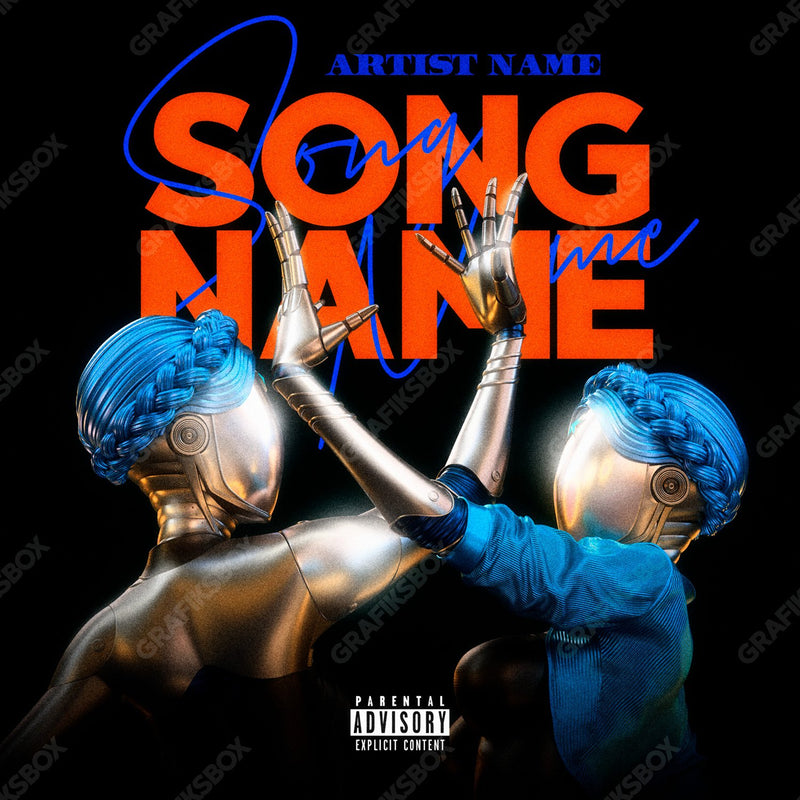 Cyber Dance premade cover art