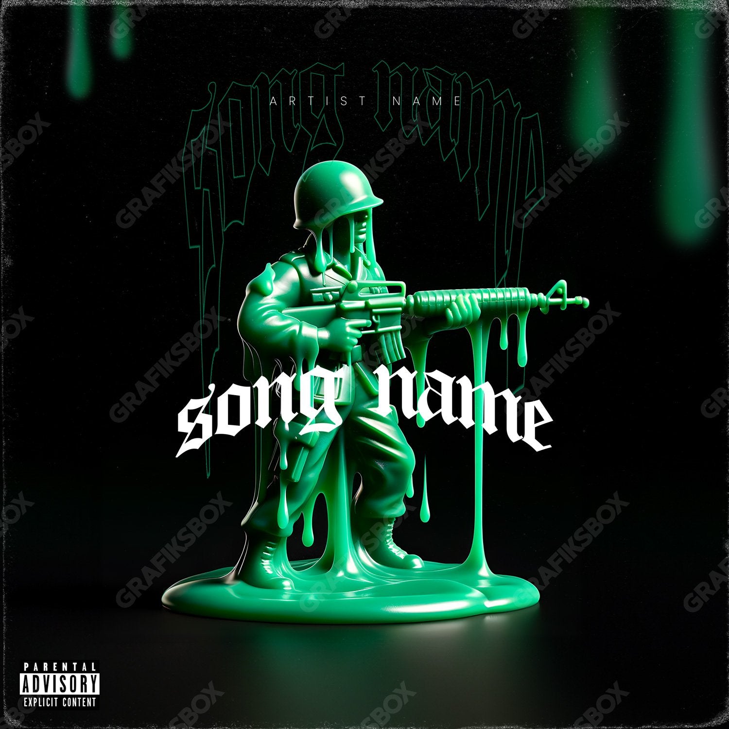 Drip Soldier premade cover art