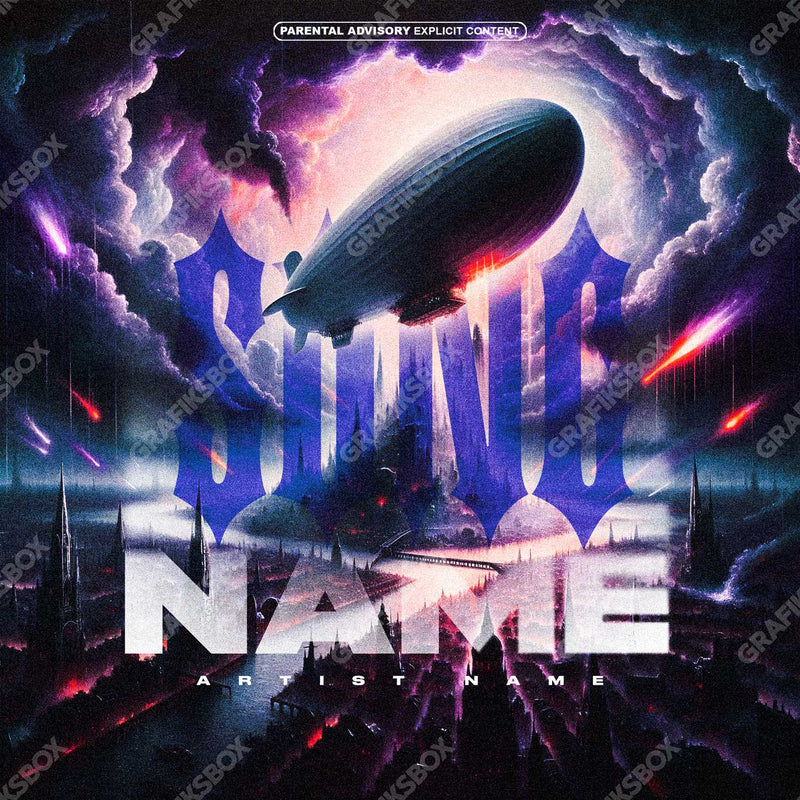 Evil Zeppelin premade cover art