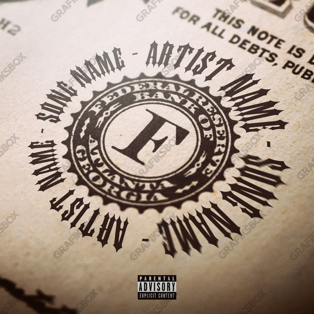 Federal Reserve premade cover art