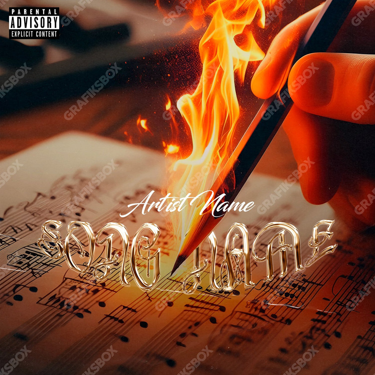 Fire Pen premade cover art