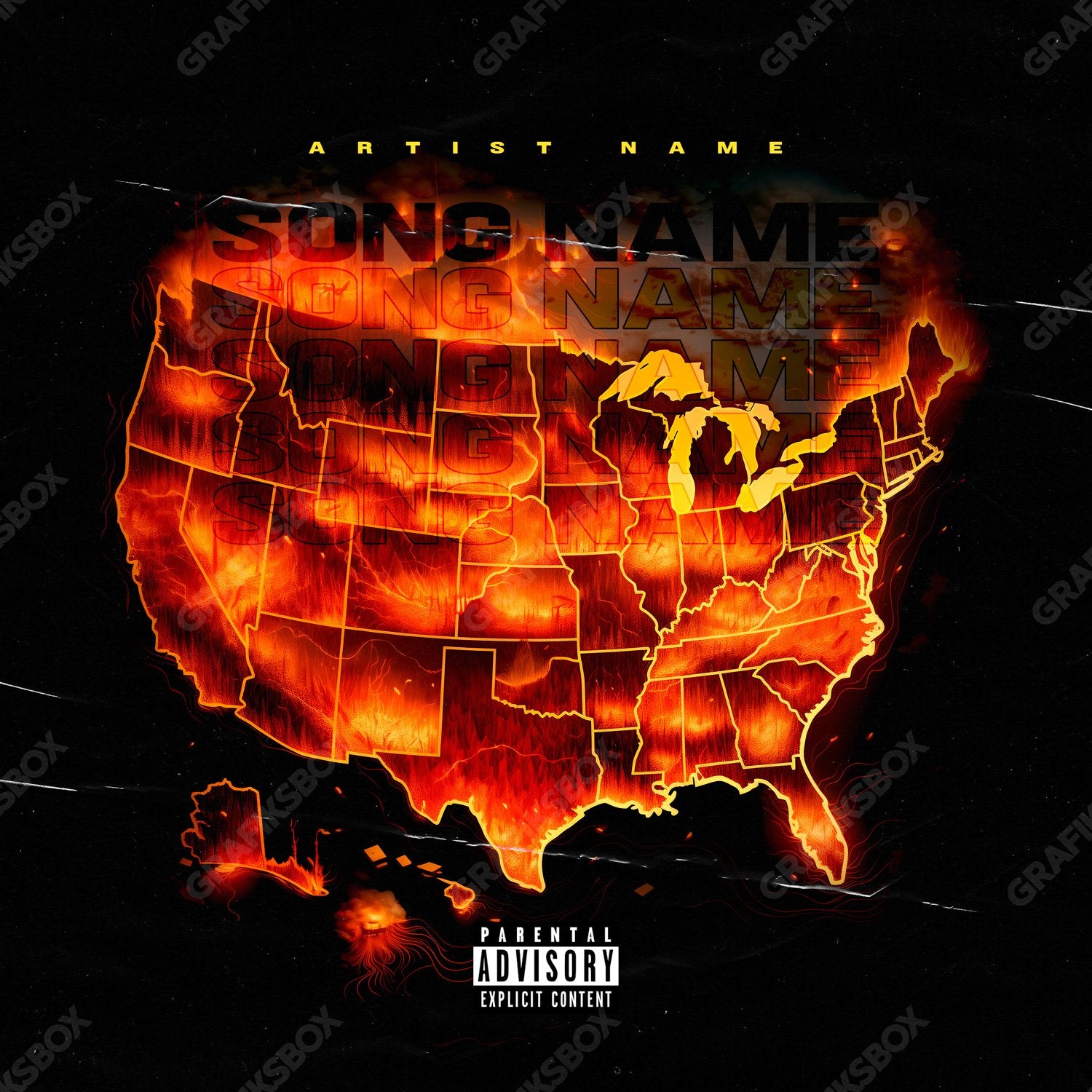 Fire States premade cover art