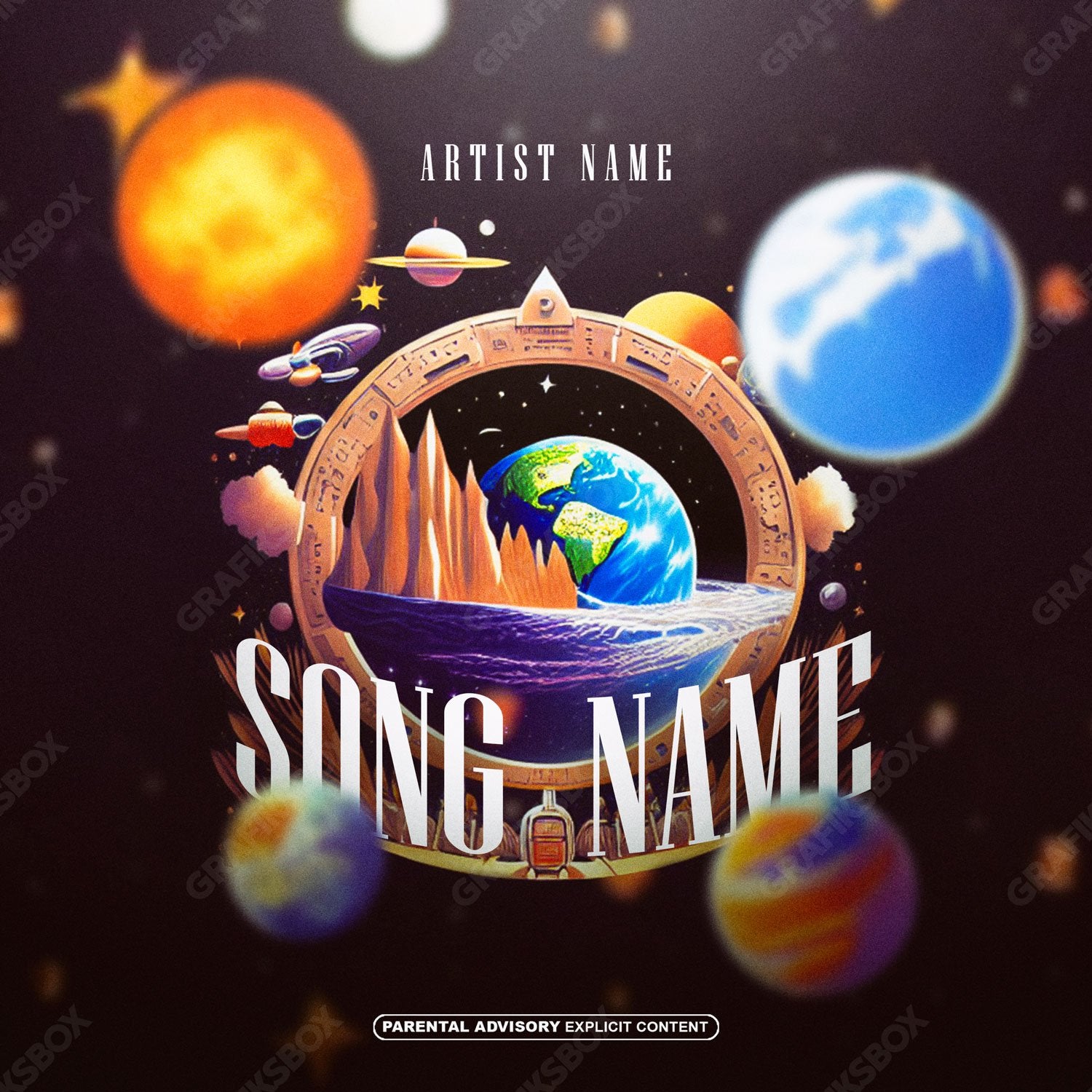 Galactic premade cover art