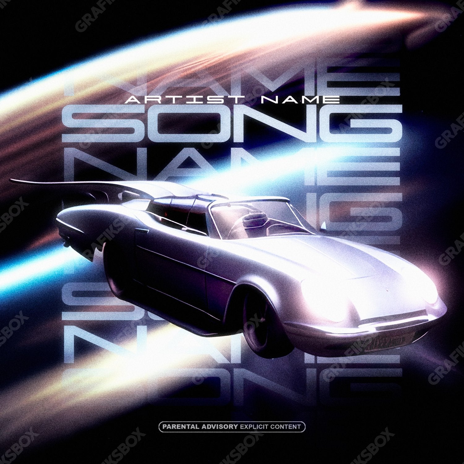 Galaxy Race premade cover art