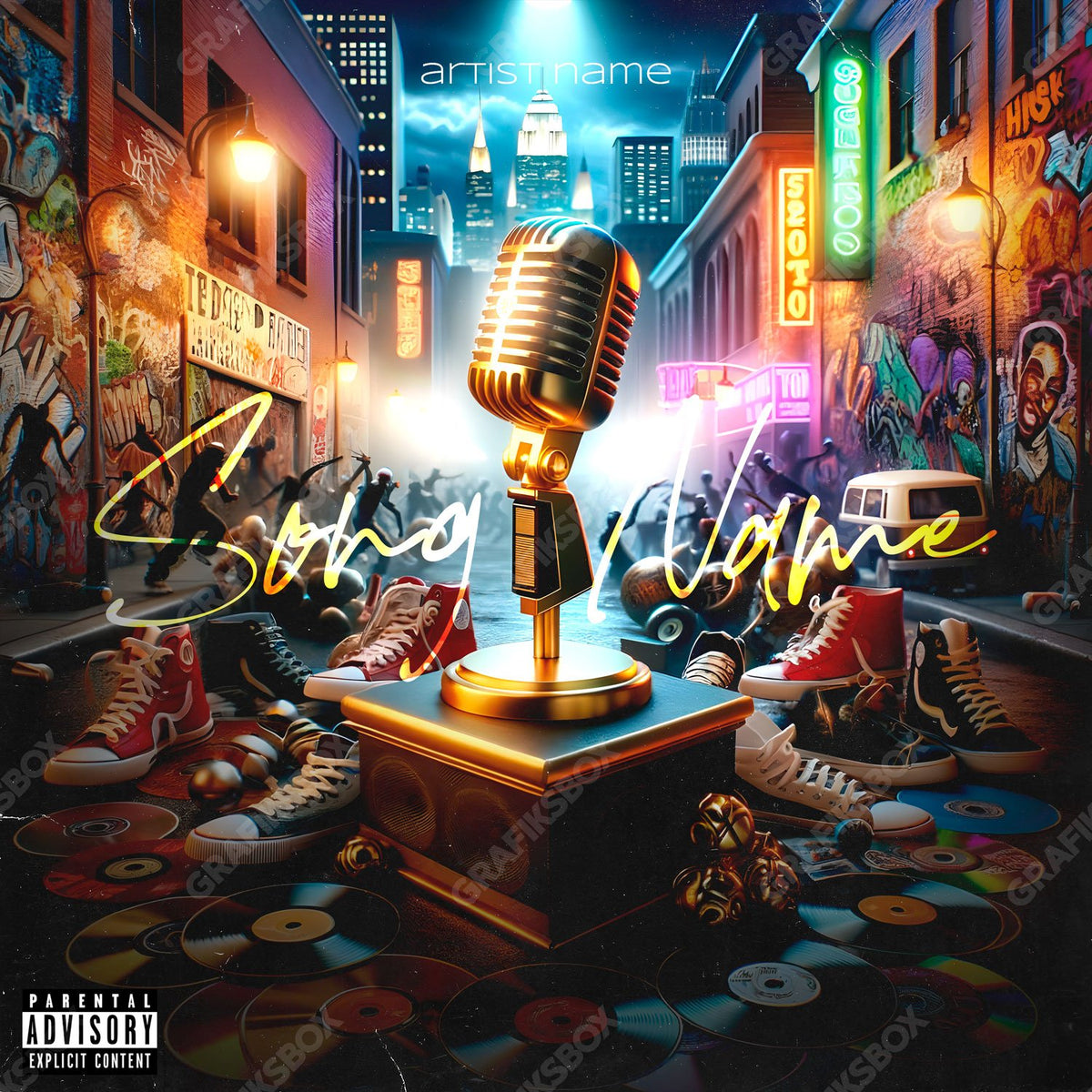 Ghetto Sound premade cover art