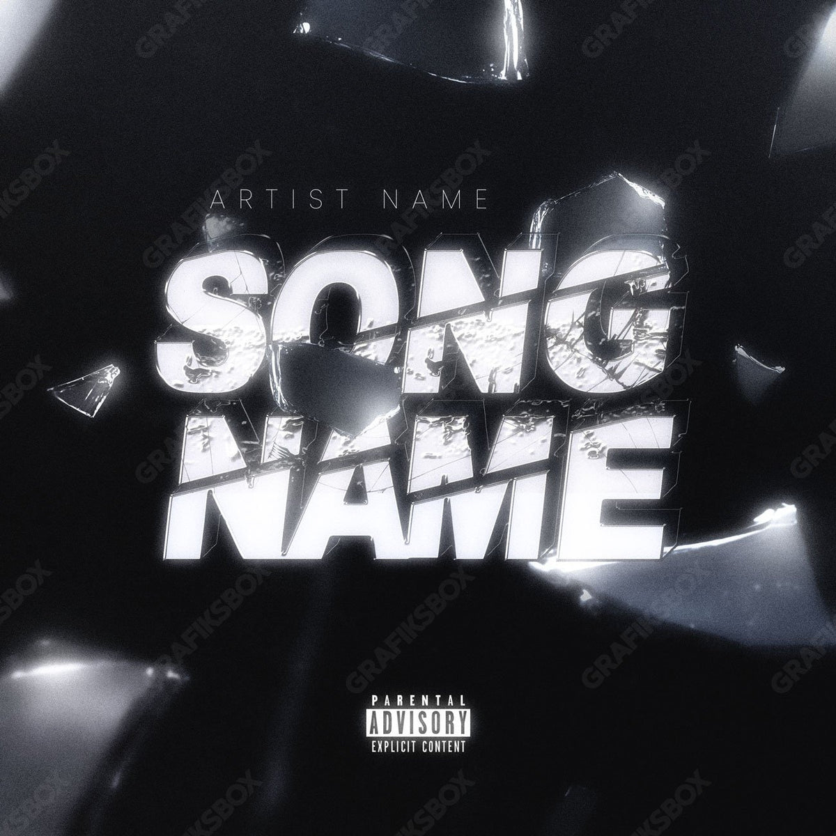 Glass premade cover art