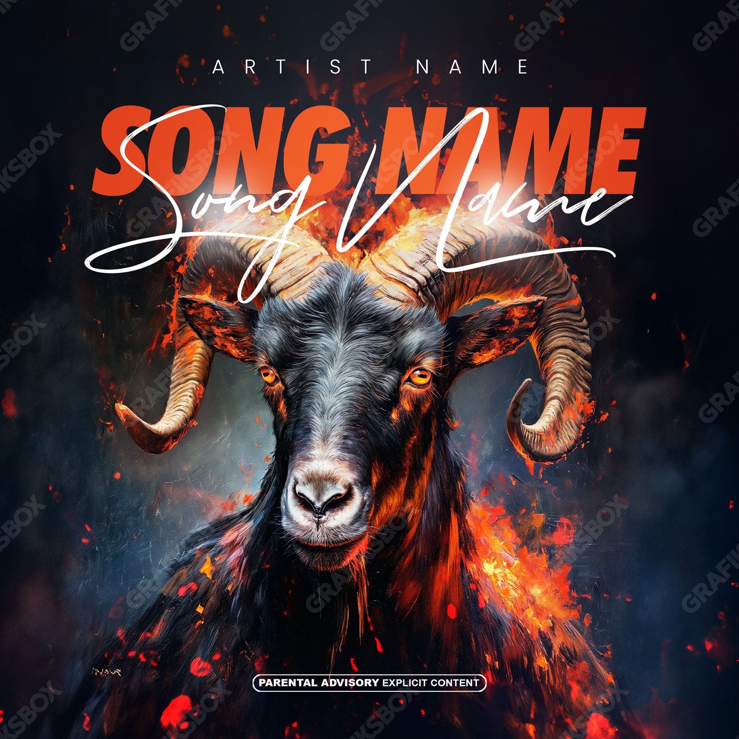 Goal Goat premade cover art