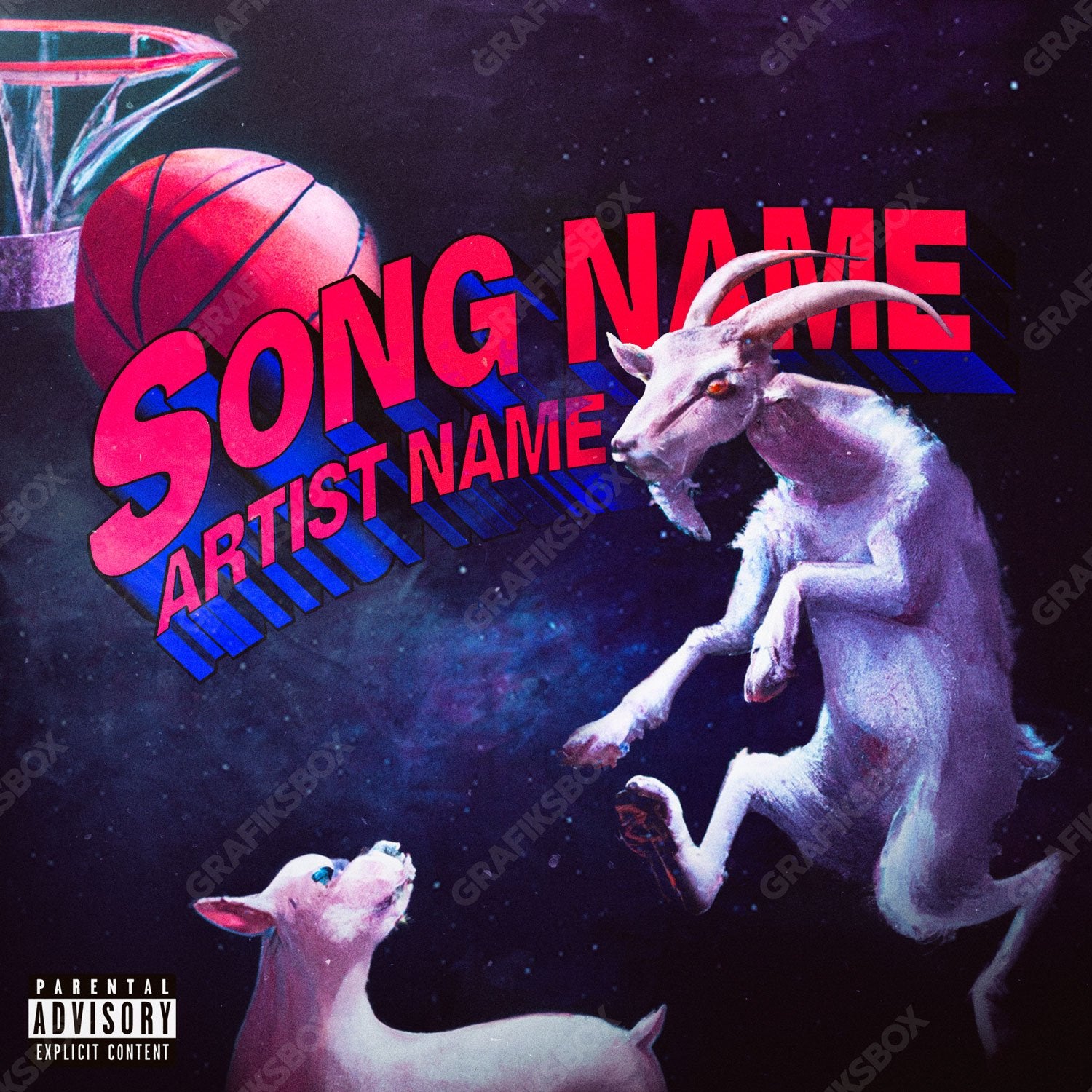 Goat Jump premade cover art