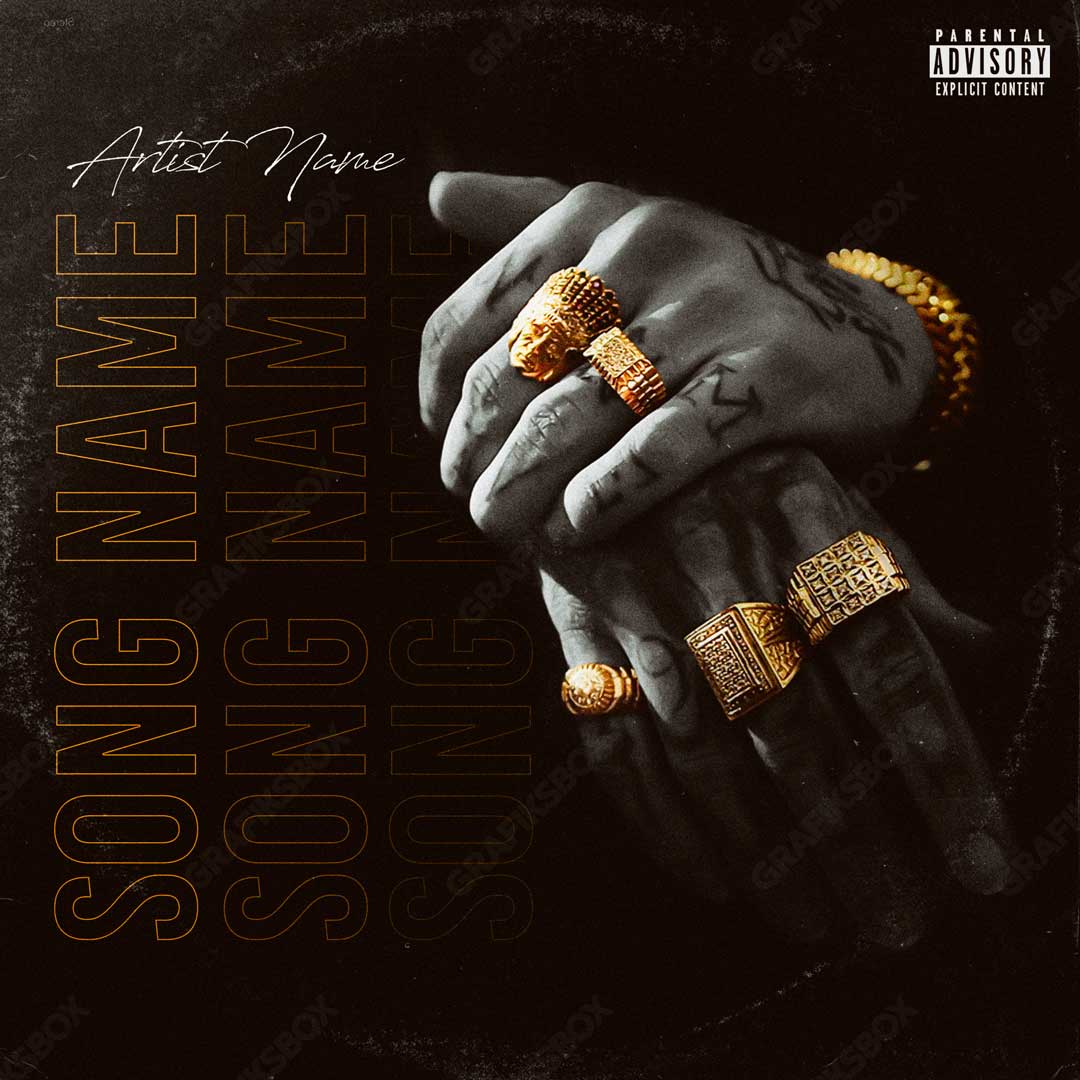 gold hand premade cover art