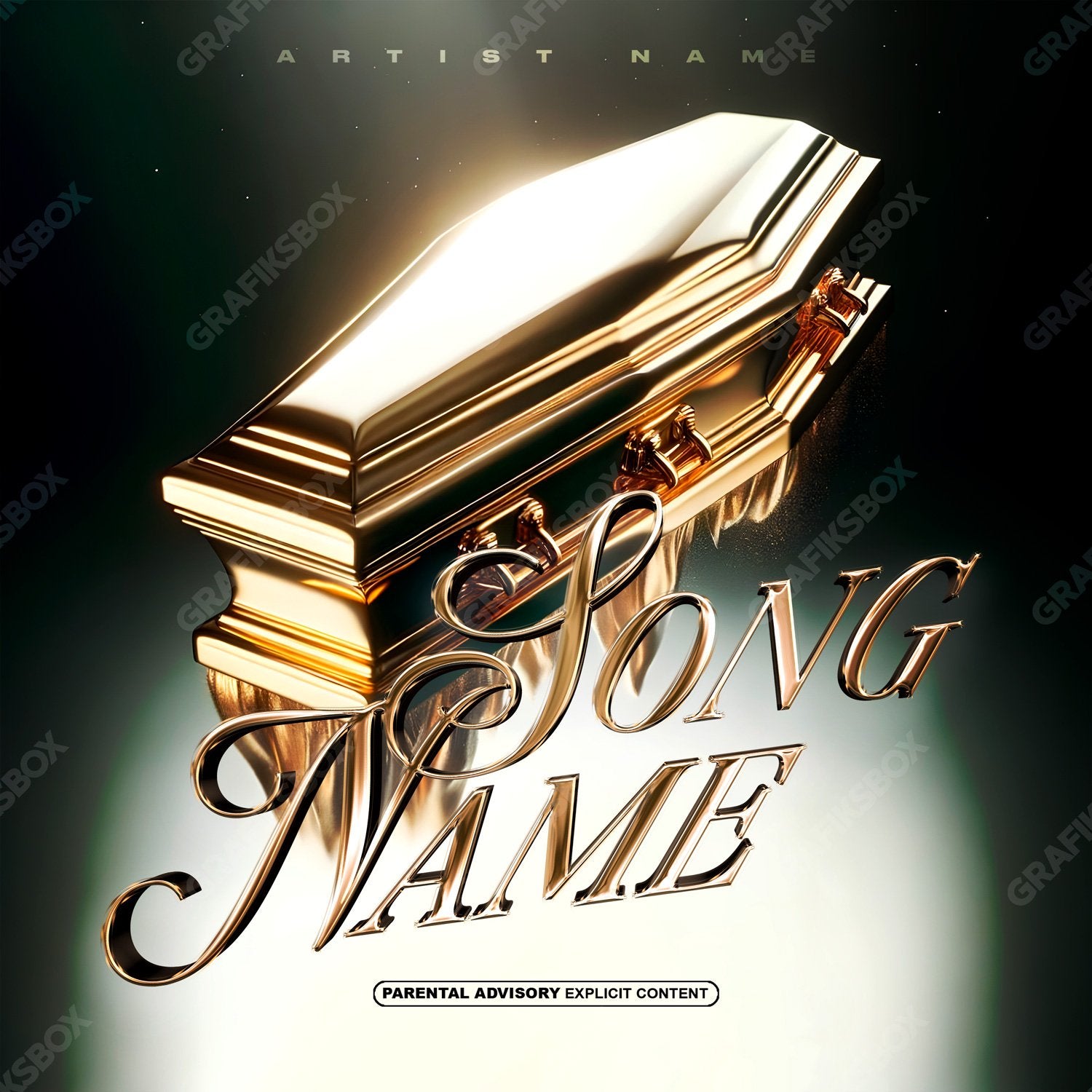 Gold tomb premade cover art