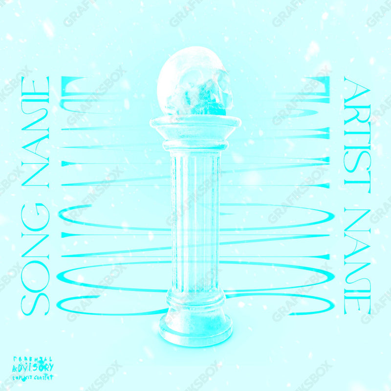 Ice Skull premade cover art
