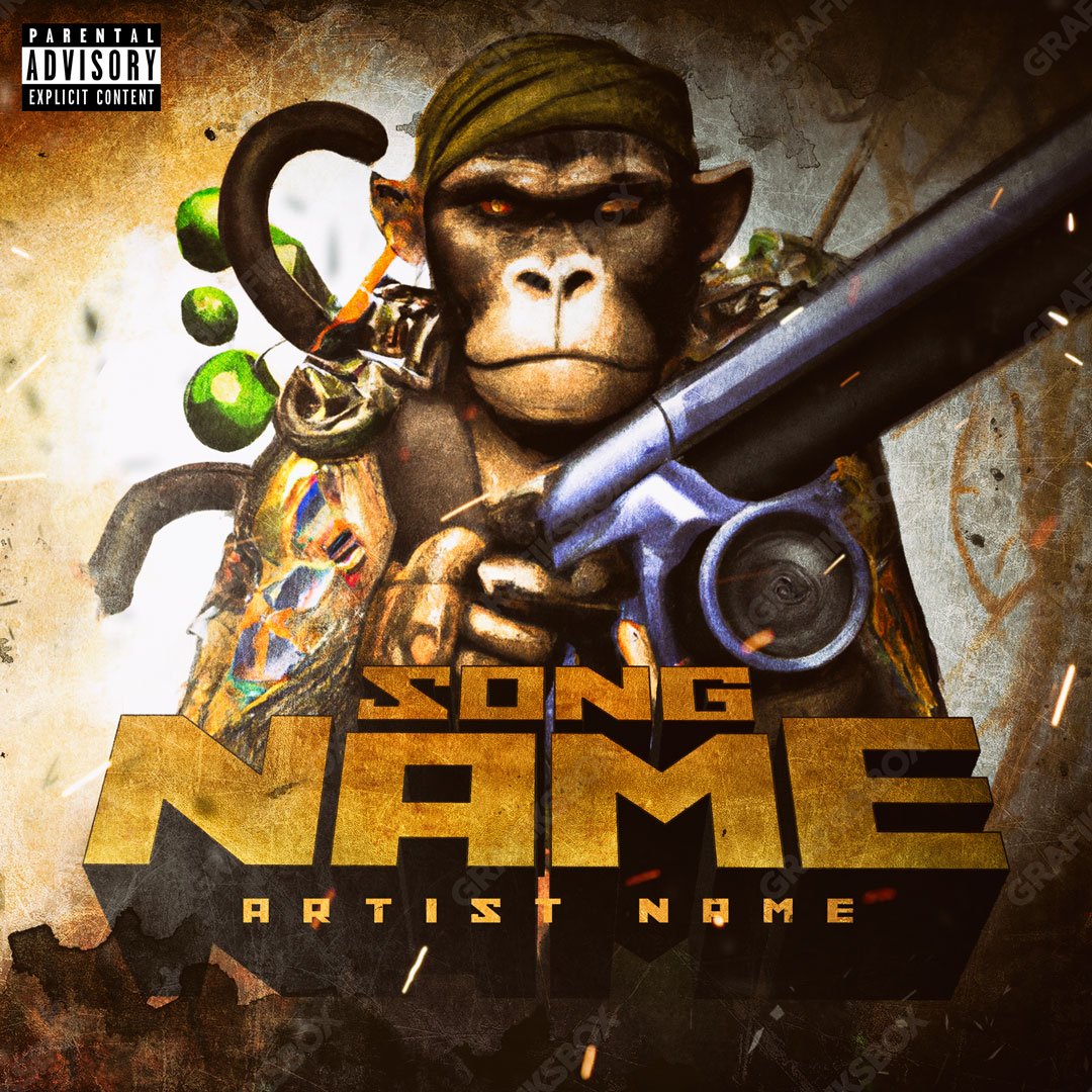 Jungle War premade cover art