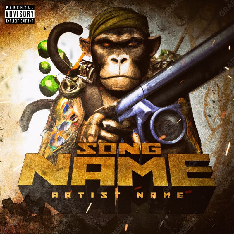 Jungle War premade cover art