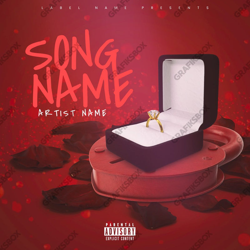 valentine's day album cover art