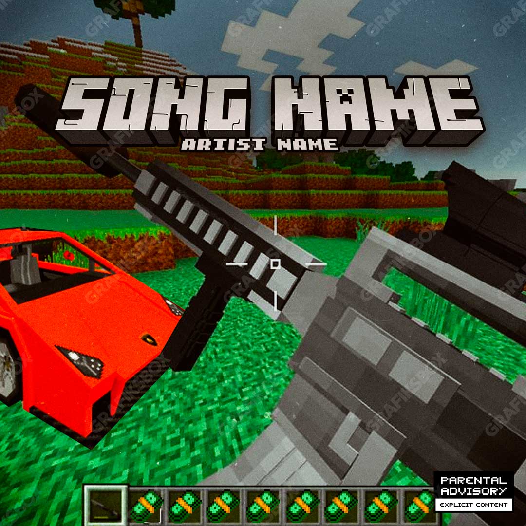 Minecraft Cover Art - Grafiksbox Premade Covers