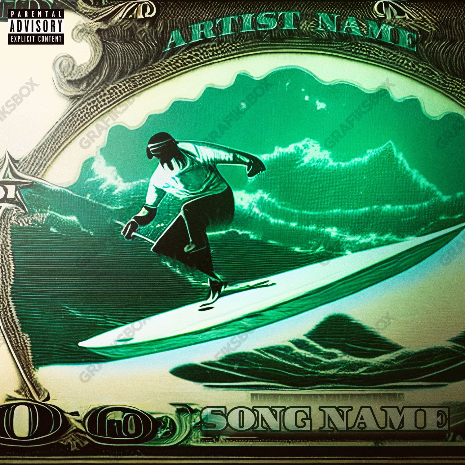 Money Surfer premade cover art