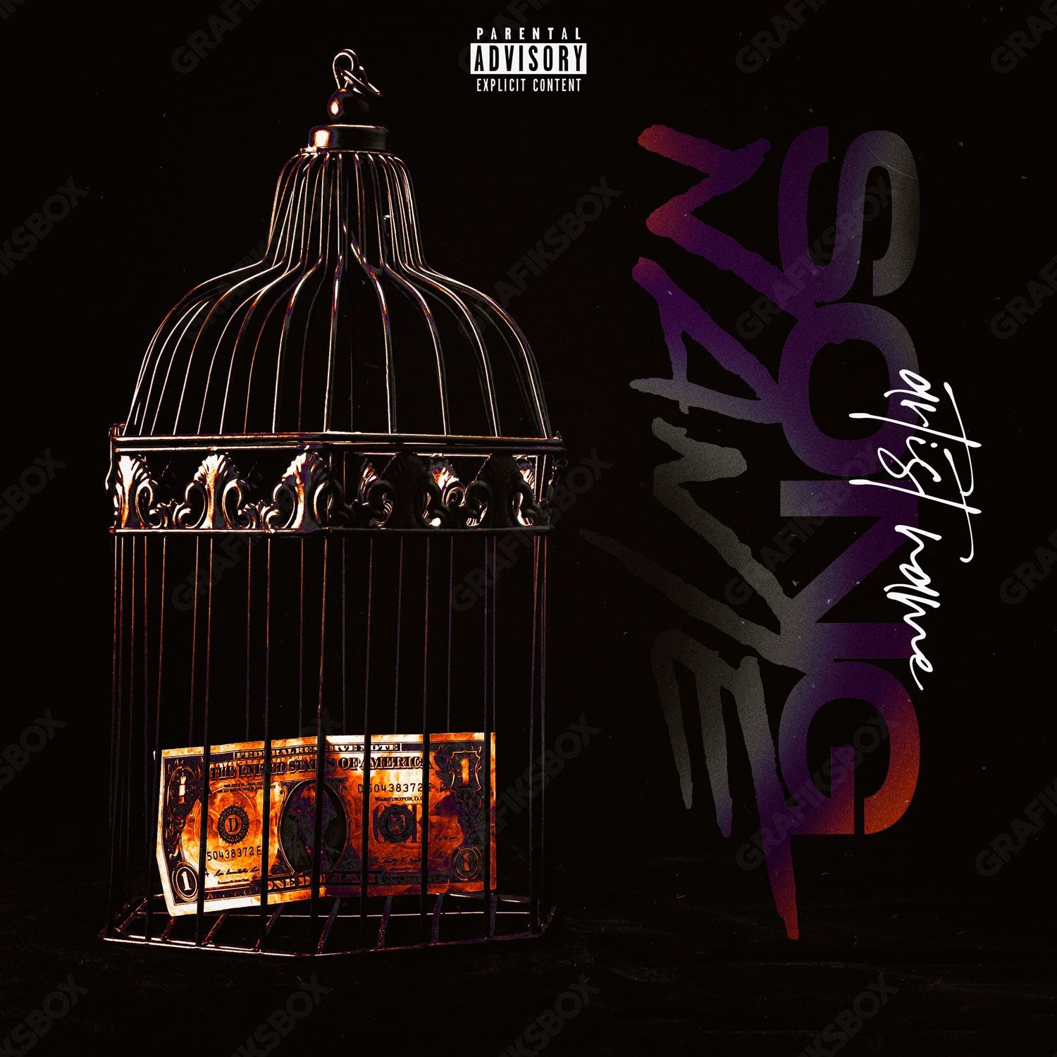 My Cage premade cover art
